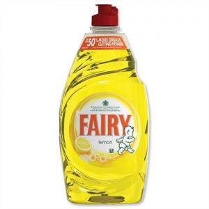 Fairy Liquid for Washing-up Lemon 433ml Ref 1015072 Pack 2 54019X