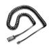 Plantronics U10P Headset Link Cable Curly Cord Black Ref 36469-01/32145-01