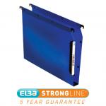Elba Ultimate Polypro Linking Lateral File Polypropylene 30mm Wide-base A4 Blue Ref 100330584 [Pack 25] 542863