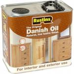 Rustins Original Danish Oil Interior & Exterior 2.5 Litre 543066