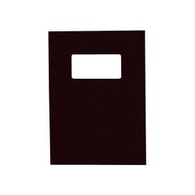 GBC Binding Covers Leatherboard Window 250gsm A4 Black Ref 46705E Pack of 25x2