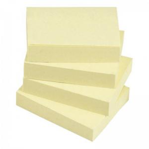 Office Re-Move Notes Repositionable Pad of 100 Sheets 38x51mm Yellow