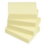 5 Star Office Re-Move Notes Repositionable Pad of 100 Sheets 38x51mm Yellow [Pack 12] 552250