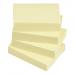 5 Star Office Re-Move Notes Repositionable Pad of 100 Sheets 38x51mm Yellow [Pack 12]