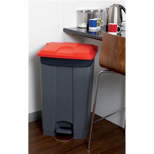 Straight EcoStep Recycling Bin 90 Litre | 557678 | Recycling Bins