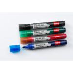 Nobo Marker Liquid Ink Dry-wipe W/bd/Flipchart/OHP Bullet Tip 3mm Line Black Ref 1901073 [Pack 12] 559330