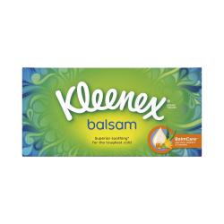 Cheap Stationery Supply of Kleenex Balsam Facial Tissues Box 3 Ply with Protective Balm 64 Sheets White M02275 561112 Office Statationery