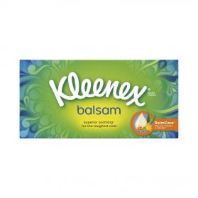 Kleenex Balsam Facial Tissues Box 3 Ply with Protective Balm 64 Sheets White Ref M02275 561112