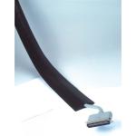 Rexel Accodata Cable Curb Rubber Single Channel 8x14mm Section 1.5m Length Ref 59100R 562975