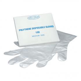 Fine Touch Disposable Gloves Polythene Ref P09774 Pack of 100