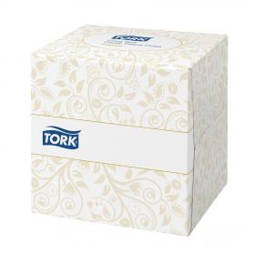 Tork Facial Tissues Cube 2 Ply 100 Sheets White Ref 140278 Pack of 30 565564