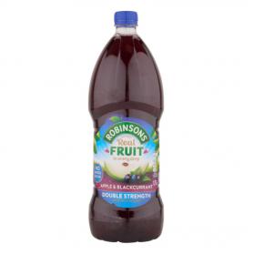 Robinsons Squash Double Concentrate No Added Sugar 1.75 Litres Apple & Blackcurrant Ref 200660 Pack of 2 568323