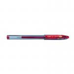 Pilot G-3 Gel Rollerball Pen Refillable Rubber Grip 0.7mm Tip 0.39mm Line Red Ref 4902505252693 [Pack 12] 57030X