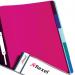 Rexel Tranz File 5-Part Polypropylene with Colour-coded Indexed Sections A4 Translucent Ref 2100593 571607