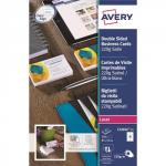Avery Quick and Clean Business Cards Laser 220gsm 10 per Sheet Satin Colour Ref C32016-25 [250 Cards] 571887