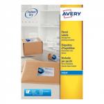 Avery Quick DRY Parcel Labels Inkjet 8 per Sheet 99.1x67.7mm White Ref J8165-25 [200 Labels] 572068