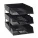 Avery DTR Risers Metal for All Avery Trays 118mm Black Ref 404B-118 [Pack 4] 573934