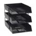 Avery DTR Risers Metal for All Avery Trays 118mm Black Ref 404B-118 [Pack 4]