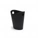 Addis Plastic Waste Paper Bathroom Bedroom Office Trash Bin, Black, 12 Ltr 577973