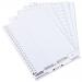 Rexel Crystalfile Classic Card Inserts Extra-deep for Suspension File Tabs White Ref 3000039 [Pack 54]