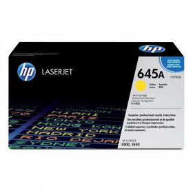 HP 645A Laser Toner Cartridge Page Life 12000pp Yellow Ref C9732A 590582