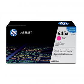 HP 645A Laser Toner Cartridge Page Life 12000pp Magenta Ref C9733A 590590