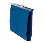 Leitz Ultimate Suspension File Recycled Manilla Wide-base 30mm 215gsm Foolscap Blue Ref17450035 [Pack 50] 592685
