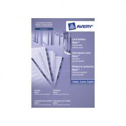 Cheap Stationery Supply of Avery Index Mylar 1-5 Unpunched Mylar-reinforced Tabs 150gsm A4 White 05247061 Pack of 20 598357 Office Statationery