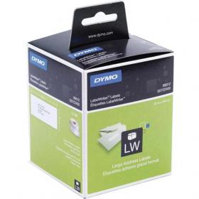 Dymo Labelwriter Labels Large Address Labels 36x89mm White Ref 99012 S0722400 Pack of 2x260 603055