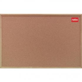 Nobo Classic Office Noticeboard Cork with Natural Oak Finish W1200xH900mm Ref 37639004 603551