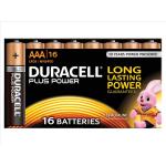 Duracell Plus Power Battery Alkaline 1.5V AAA Ref 81275409 [Pack 16] 611644