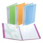 Rexel Ice Display Book Polypropylene 20 Pockets A4 Assorted Ref 2102038 [Pack 10] 612372