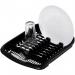 Addis 516468 Plate Dish Draining Rack, Soft Black, 33 X 39.5 X 6 Cm 615633