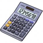 Casio Semi-desk Calculator 8 Digit 3 Key Memory Battery/Solar Power 103x31x145mm Silver Ref MS-80VER II 621278