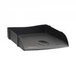 Avery DTR Letter Tray Self-stacking W270xD360xH60mm Black Ref DR100BLK 623775