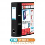 Elba Lever Arch File with Clear PVC Cover 70mm Spine A4 Black Ref 100080896 [Pack 10] 625008