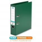 Elba Lever Arch File Polypropylene 70mm Spine A4 Green Ref 100202174 [Pack 10] 625113
