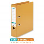 Elba Lever Arch File PP 70mm Spine A4 Orange Ref 100202170 [Pack 10] 625148