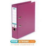 Elba Lever Arch File PP 70mm Spine A4 Pink Ref 100023300 [Pack 10] 625156