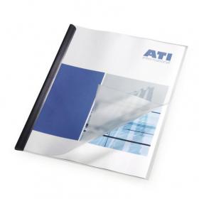 Report Covers Polypropylene Capacity 100 Sheets A3 Fold to A4 Economy Clear [Pack 50] 627173