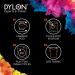 Dylon All In 1 Fabric Dye Intense Black 350G 630392