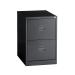 Trexus 2 Drawer Filing Cabinet 470x622x711mm Black Ref 632701