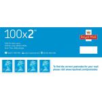 Royal Mail Second Class Stamps [Pack 100] 63835X