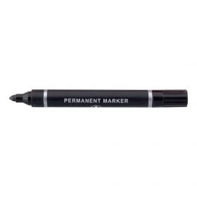 5 Star Value Permanent Marker Bullet Tip 2mm Line Black [Pack 10] 638469