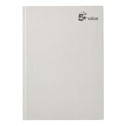 Cheap Stationery Supply of 5 Star Value Casebound Notebook 70gsm Ruled 192pp A4 Pack of 5 638760 Office Statationery