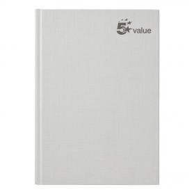 5 Star Value Casebound Notebook 70gsm Ruled 192pp A5 [Pack 5] 638787