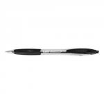 Bic Atlantis Ball Pen Retractable Cushioned Grip Black Ref 887132 [Pack 12] [FREE Tippex Easy Eco Refill] 642357