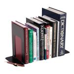5 Star Office Bookends Large Metal Black [Pack 2] 667616