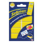Sellotape Sticky Fixers Removable Pads 20mm x 40mm [Pack 12] 66862X