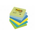Post-it Colour Notes Pad of 100 Sheets 76x76mm Dreamy Palette Rainbow Colours Ref 654MTDR [Pack 6] 679796